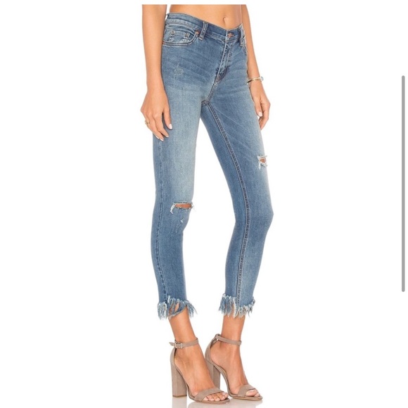 Free People Great Heights Frayed Skinny Jeans - Picture 3 of 8